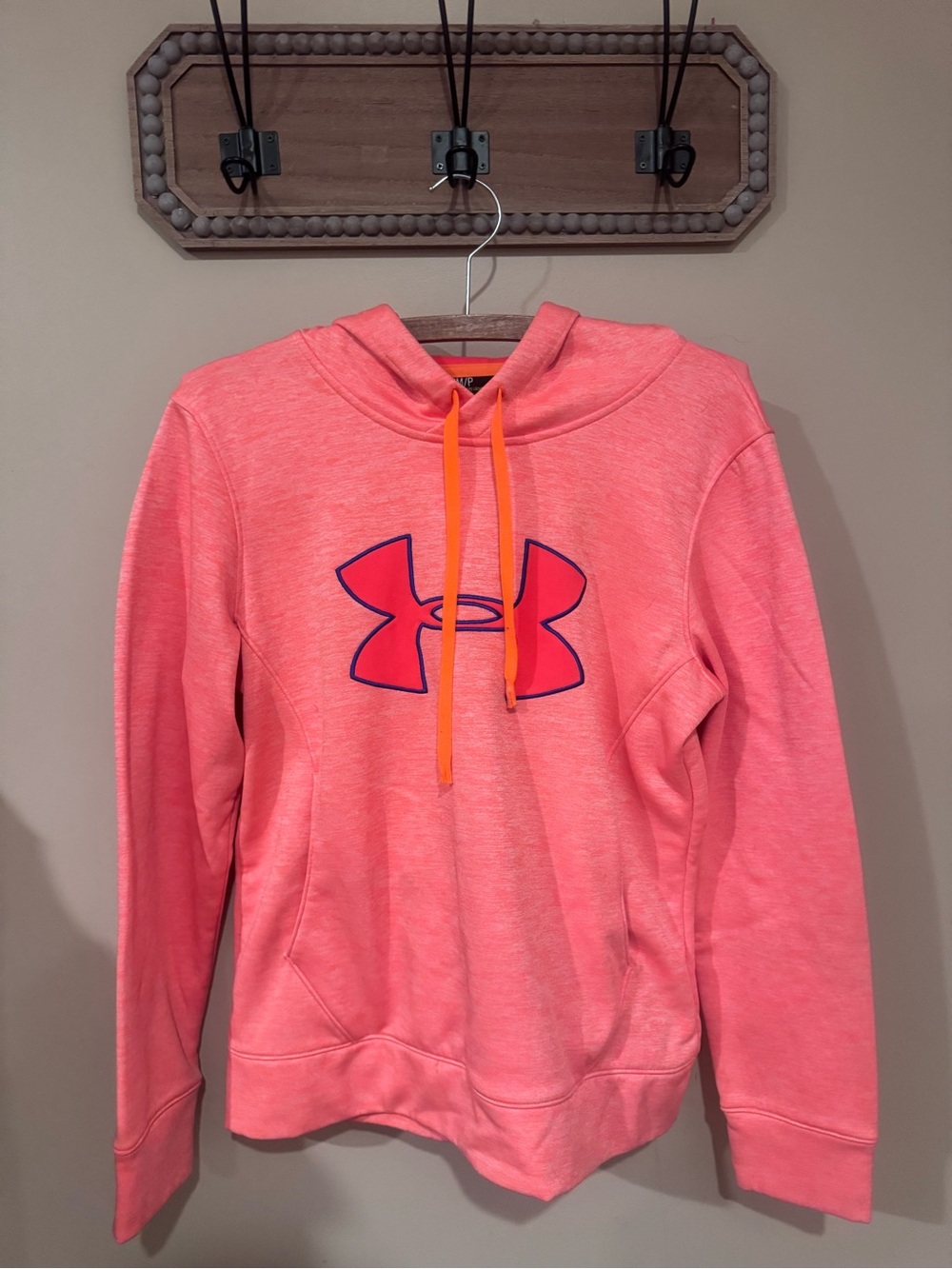 Under Armour Coral Pink Hoodie-Small